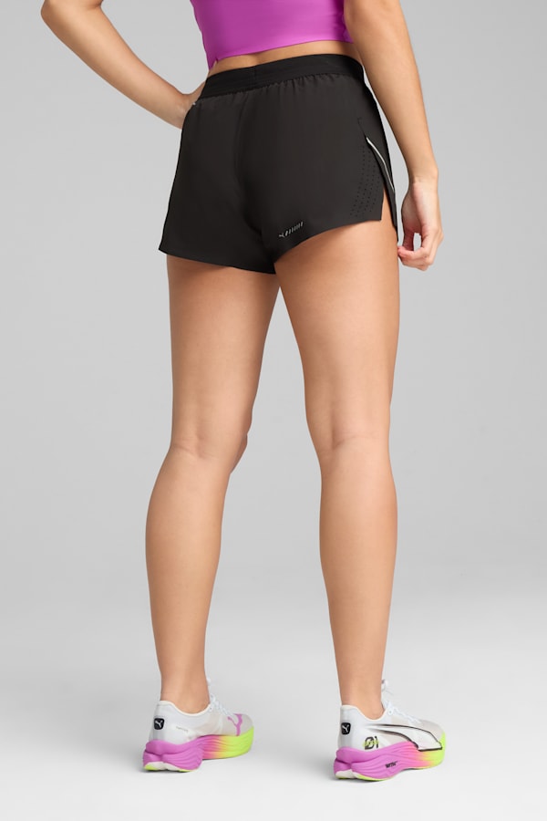 RACEDAY ULTRAWEAVE 3" Split Shorts Women, PUMA Black, extralarge